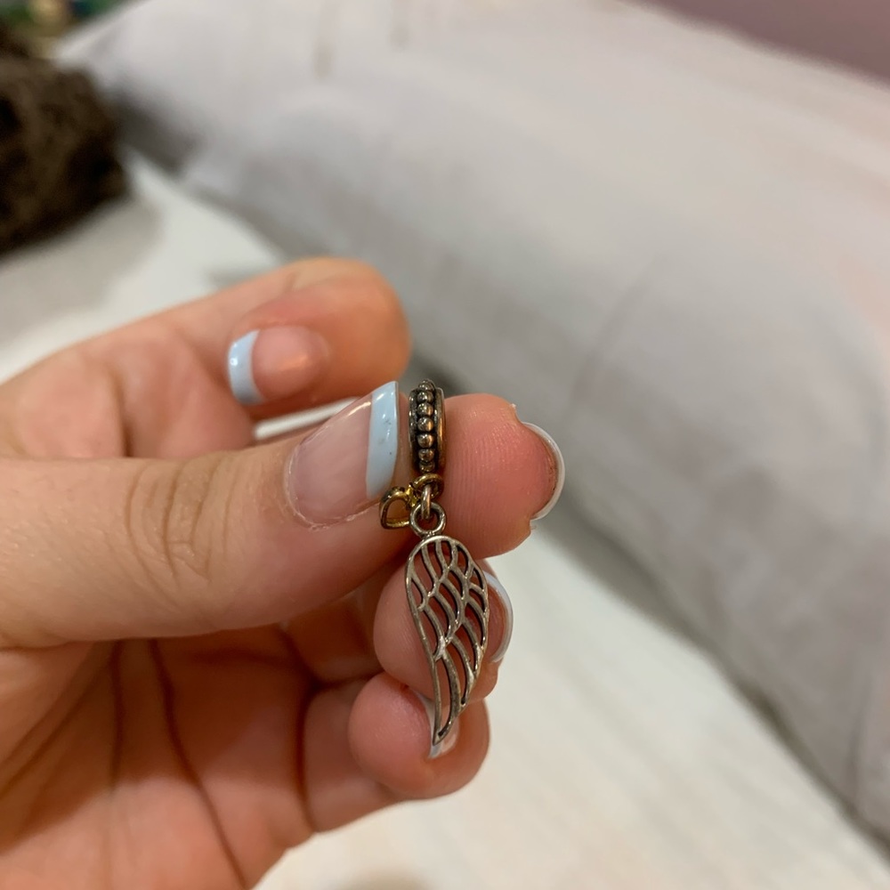 Angel wing Pandora charm